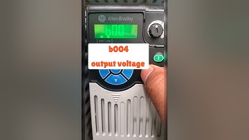 Power flex 525 basic display | Output current, frequency, current, voltage | PF 525 | basic display