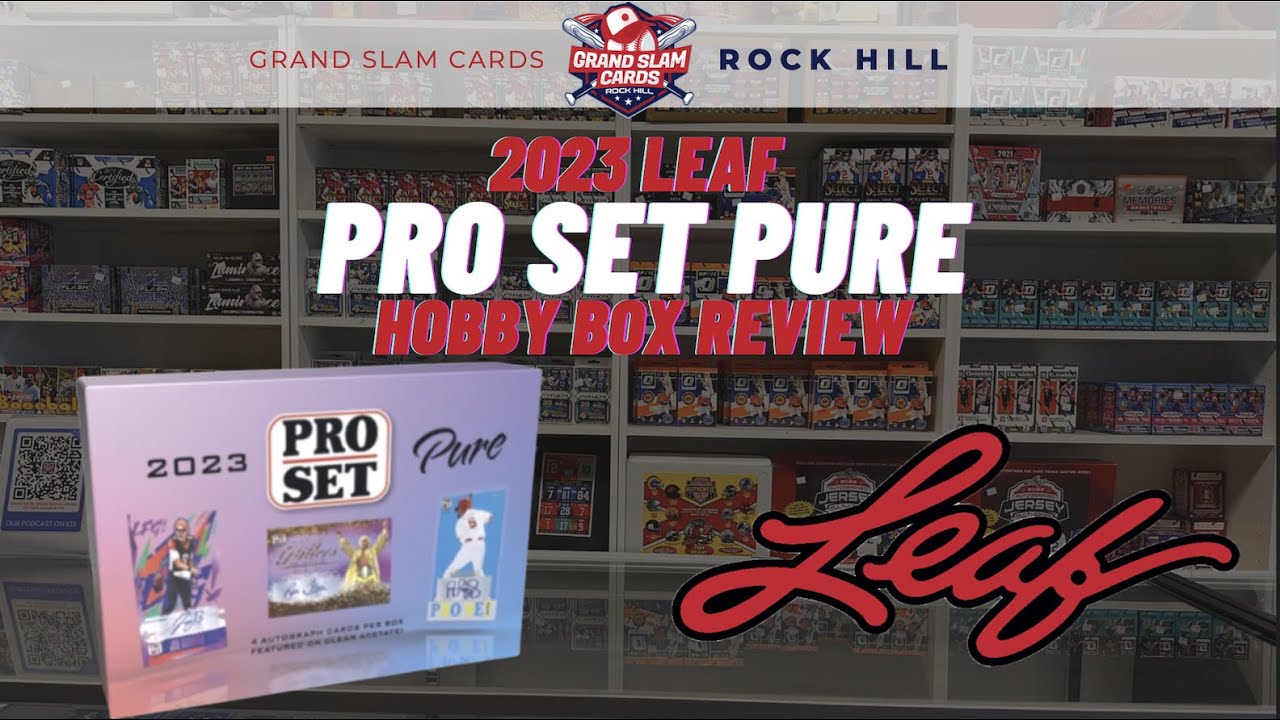 2023 LEAF PRO SET PURE HOBBY BOX REVIEW YouTube
