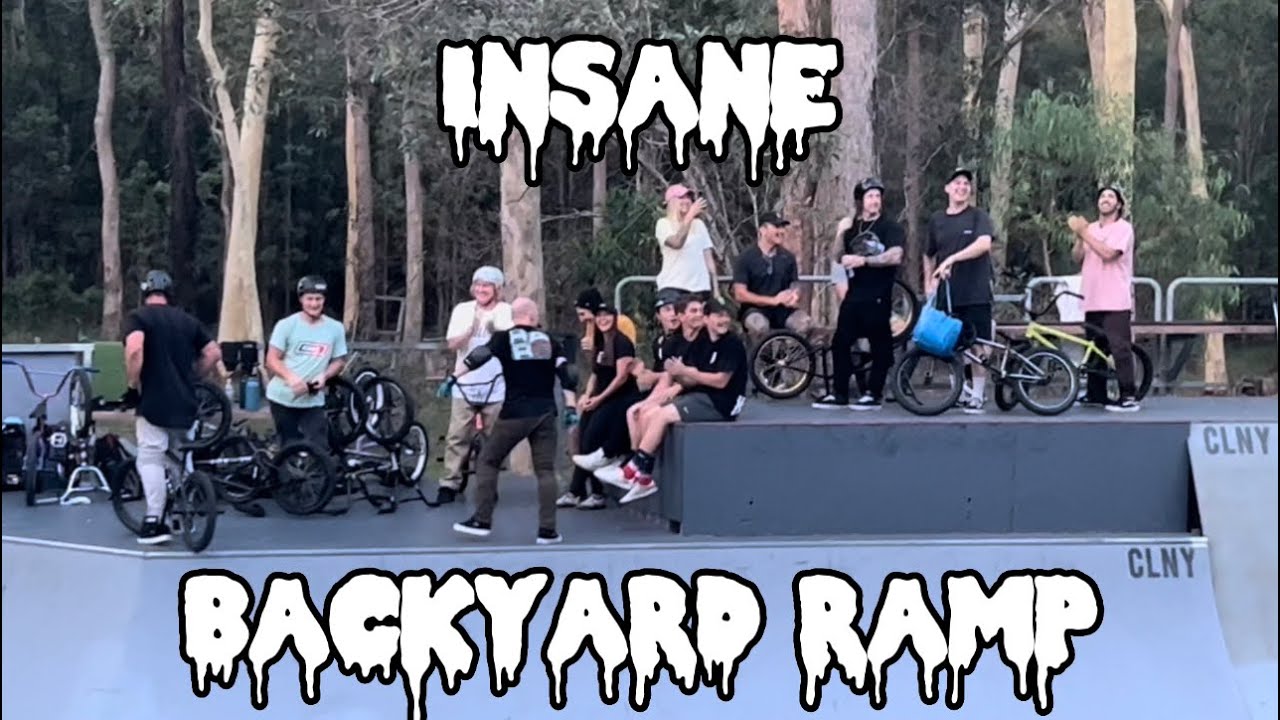 IS THIS THE COOLEST BACKYARD RAMP EVER?! - YouTube