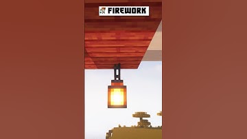 Firework Machine in Minecraft #minecraft #shorts #fireworks
