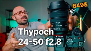 Thypoch 24-50 f2.8 para Cámaras Sony Full frame: compacto y económico
