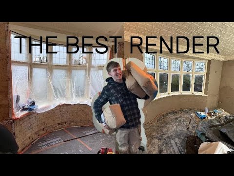 The BEST Render for Old Houses? Cork - Lime Base Coat Test.