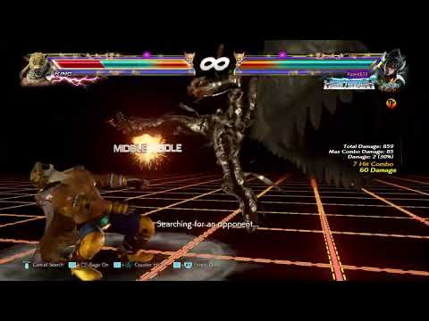 Devil Jin EWGF to f+3 Simple Execution Staple Combo 66 Damage 8 Hits v5 Tekken 7 20230411074843