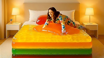 1 Hour of Lying in the Most Relaxing Bed 🛏️ Which Bed Would You Sleep In? Pt.2 #oddlysatisfying