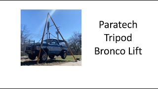 Paratech Tripod Bronco Lift