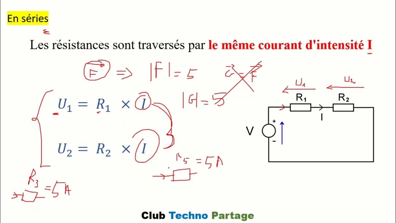 Association des résistances en série et en parallèles (1BAC 2BAC STE ATC&ADC) YouTube