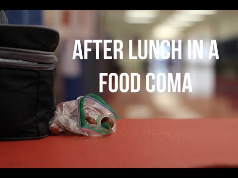 After lunch in a food coma