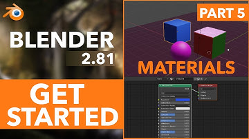 Blender 2.8 Tutorial | Get Started - Part 5 | MATERIALS | URDU | हिन्दी