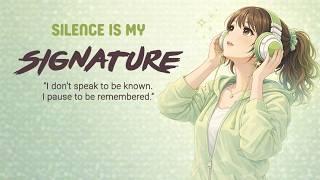 Silence Is My Signature 🖤✍️ screenshot 5