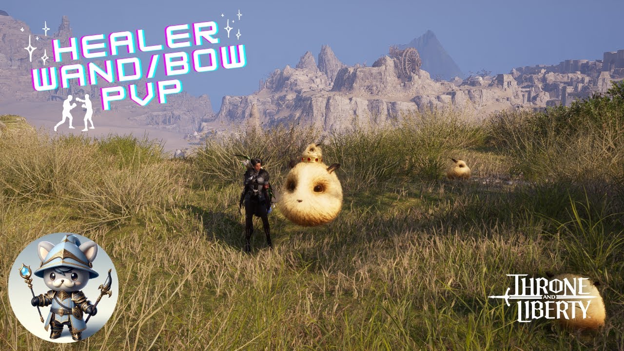 Wand/Bow Healer Is Not Weak? Throne & Liberty PvP - [TL / 쓰론앤리버티] PvP 마법봉 장궁