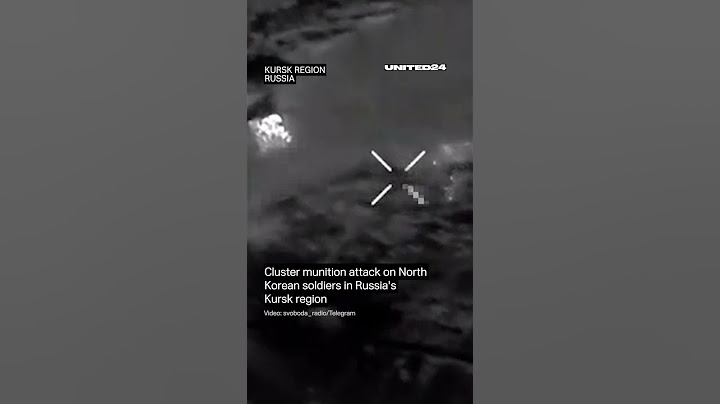 Atak Ukrainy z użyciem amunicji kasetowej na żołnierzy Korei Płn. w obwodzie kurskim. Praca artyleri