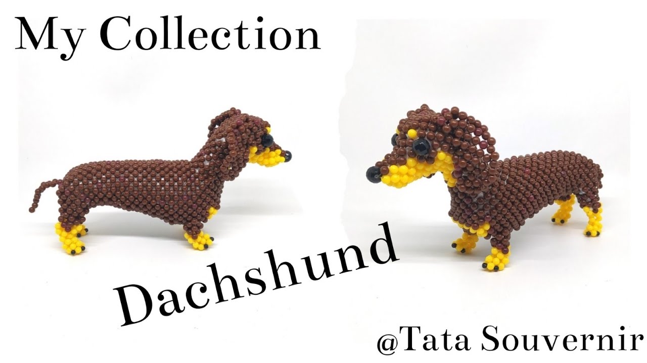 My Collection Dachshund Kerajinan  Manik  manik  Manik  