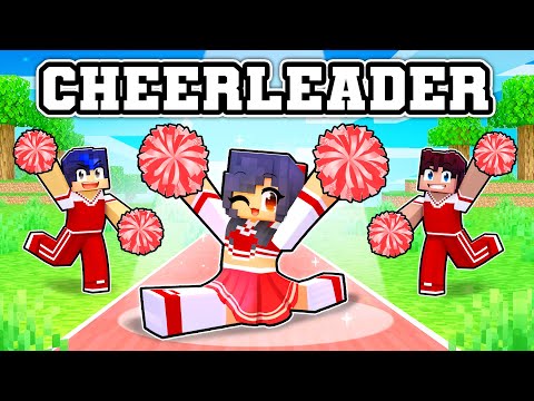 Playing as a CHEERLEADER In Minecraft!