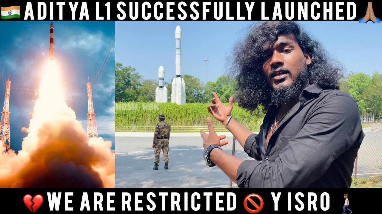 ADITYA L1 SUCCESSFULLY LAUNCHED 🇮🇳 | WE ARE RESTRICTED 🚫| ISRO | PSLV C57 | SANTHOSH HBK | NASA😂