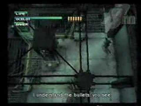 Metal Gear Solid Ocelot C4 battle