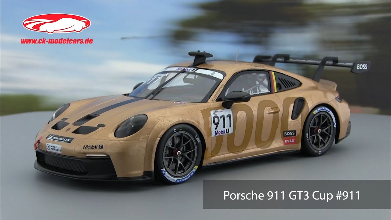 Ixo 1:18 Porsche 911 GT3 Cup #911 Porsche Supercup Hungaroring