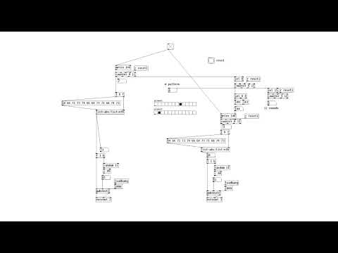 Piano Phase by Steve Reich ~ Pure Data v2