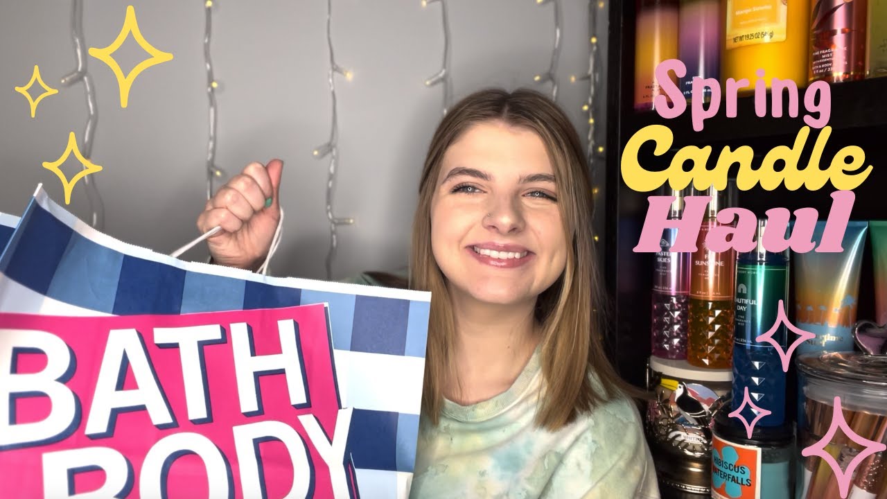 Bath & Body Works Spring CANDLE SALE HAUL | Spring Candle Haul - YouTube