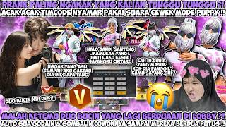 PRANK ACAK ACAK TC PAKE SUARA CEWEK KETEMU DUO BUCIN GW GOMBALIN COWOKNYA SAMPAI MEREKA MAU PUTUS😂