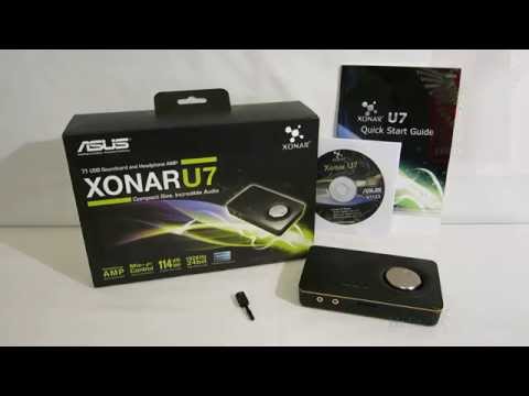 ASUS Xonar U7 USB Sound Card Overview