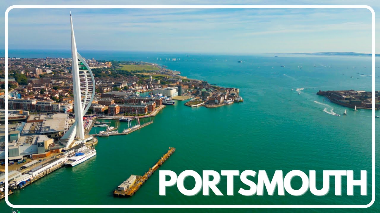 4K Portsmouth Drone Tour Coastal Beauty from Above! YouTube