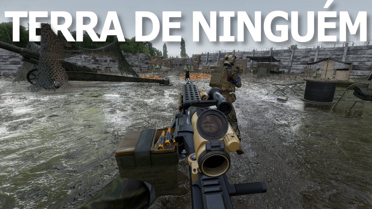COLOCARAM 128 JOGADORES BR'S PARA LUTAR NUM MAPA DE TRINCHEIRA (ARMA REFORGER)