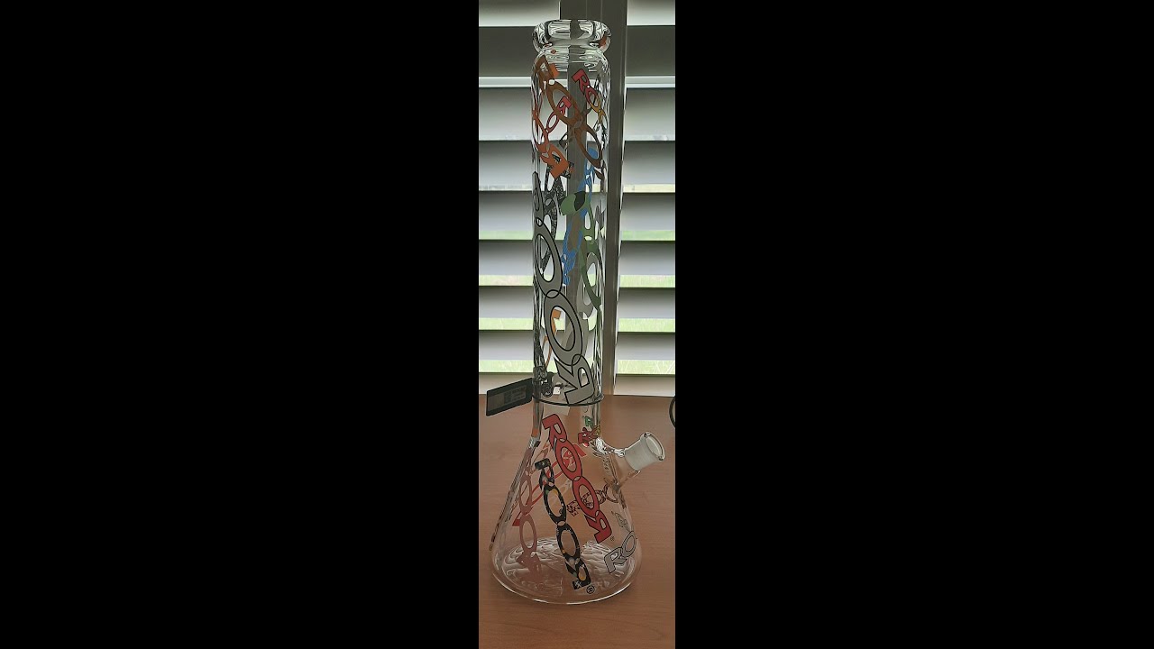 UNBOXING my $500/18"/LIMITED Logo'd out ~ ROOR Beaker Bong!!!!