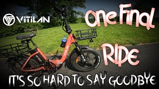 Saying Goodbye to an Ebike Is Hard! ( Vitilan U7 Final Ride)