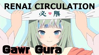 Gawr Gura Sings Renai Circulation / Bakemonogatari OP
