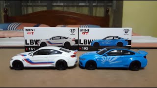 MINI GT BMW M4 LB⭐︎Works 1/64 MINIGT 超希少 MINIGT 1:64 BMW M4 LB☆WORKS Liberty Walk in Baby Blue