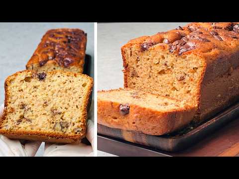 كيكة الموز والجوز الطرية 🍌 | Soft Banana Walnut Cake Recipe