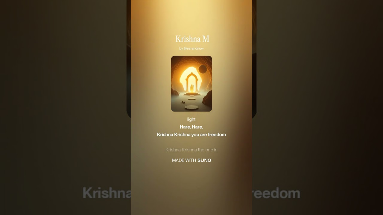 Krishna the sun, Bhajan, spirituelle Musik