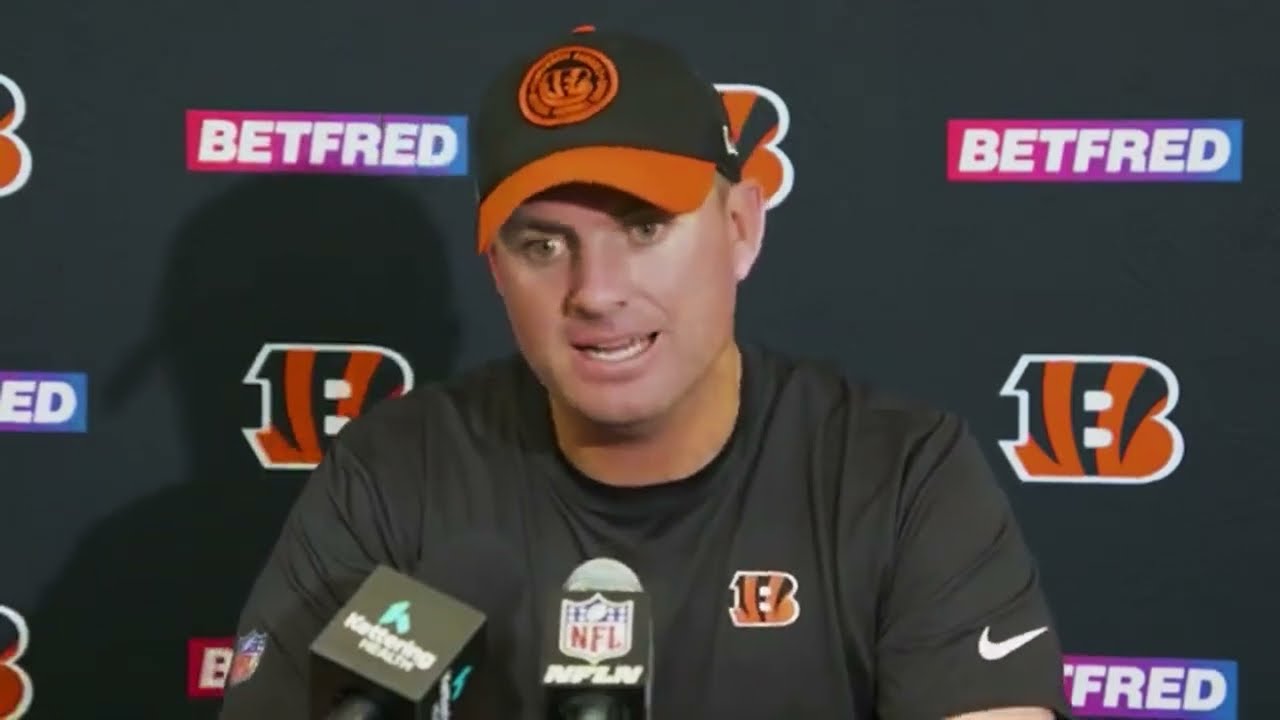 Cincinnati Bengals head coach Zac Taylor gives final press conference of  training camp