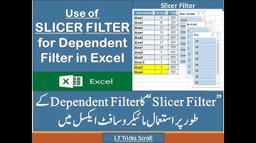 How To Use Slicers in Excel: User Guide for Beginners (Urdu/Hindi)