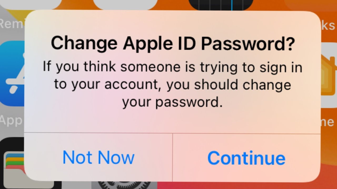Change Apple ID Password How To Change Apple ID Password On IPhone 