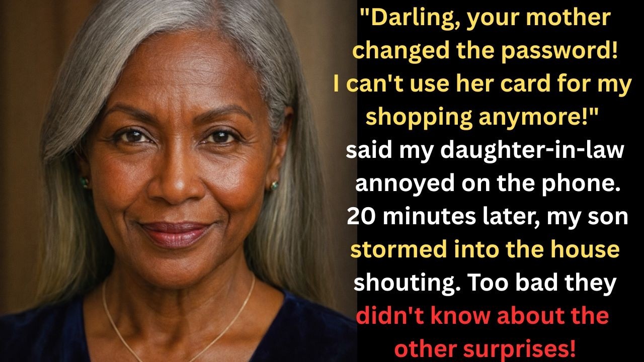 Darling, Your Mom Changed the Password! I Can’t Use Her Card Anymore My Daughter-in-Law Was Furious!