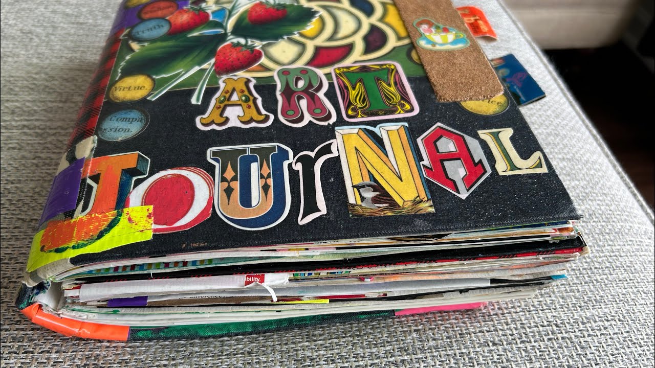 Художественный журнал: листай, №2 #artjournal #junkjournal #flipthroughjournal @superluckycindy