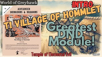 DND T1 Village of Hommlet | 3orcs Introduction to Temple of Elemental Evil Campaign