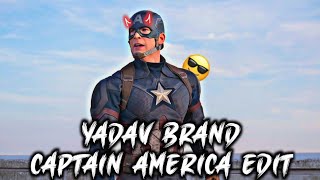 Yadav Brand 2 Captain America Edit Status Captain America Attitude Status As Editx