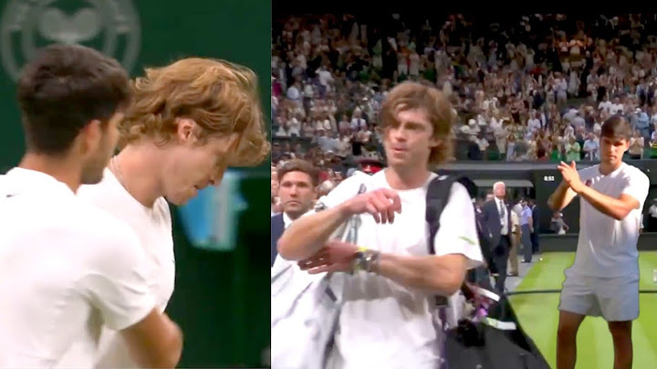 Andrey Rublev walf off but Carlos Alcaraz behind  praised him after winning match, Wimbledon 2025