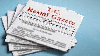 Resmigazetede Yayımlanan Kararnamede Bakanlık Değişimi
