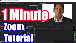 How To Zoom In Adobe Premiere Pro Cc Fast Tutorial