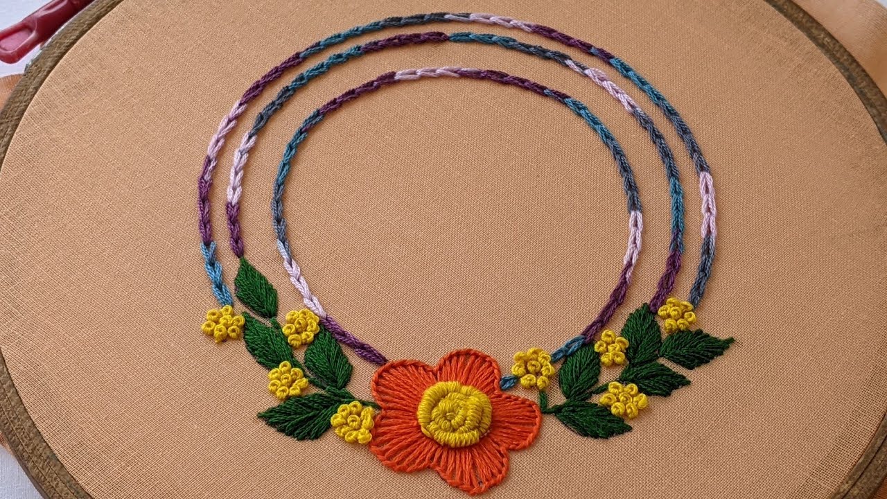 Simple Embroidery Design For Cushion Covers And Pillow Covers 