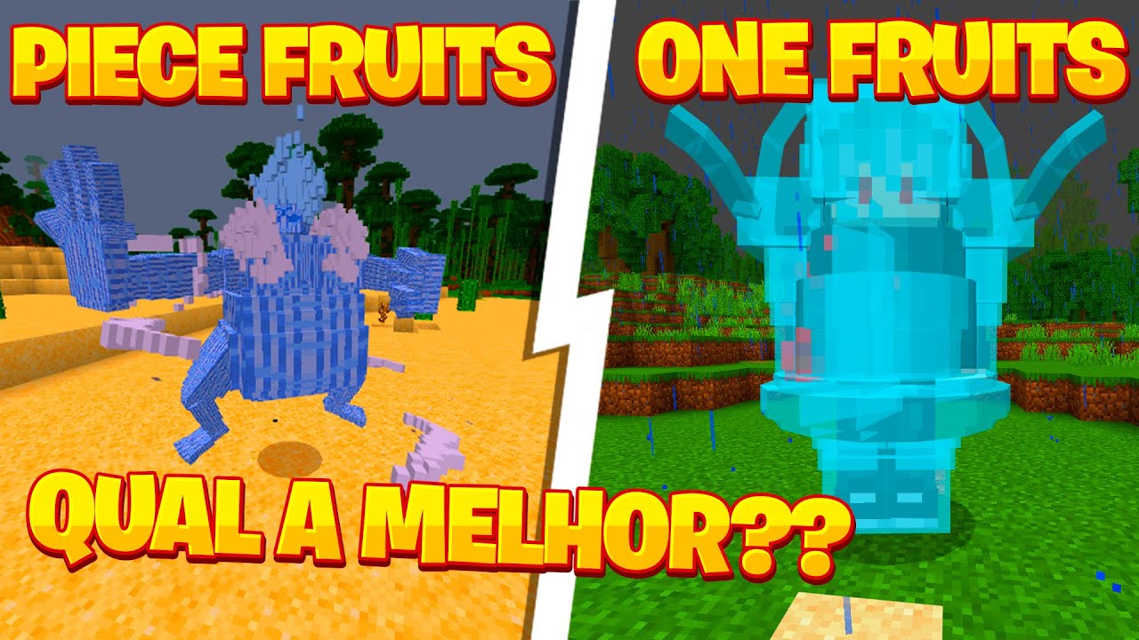Piece Fruits Java PIECE FRUITS VS ONE FRUITS (QUAL A MELHOR ADDON??) Minecraft Bedrock ...