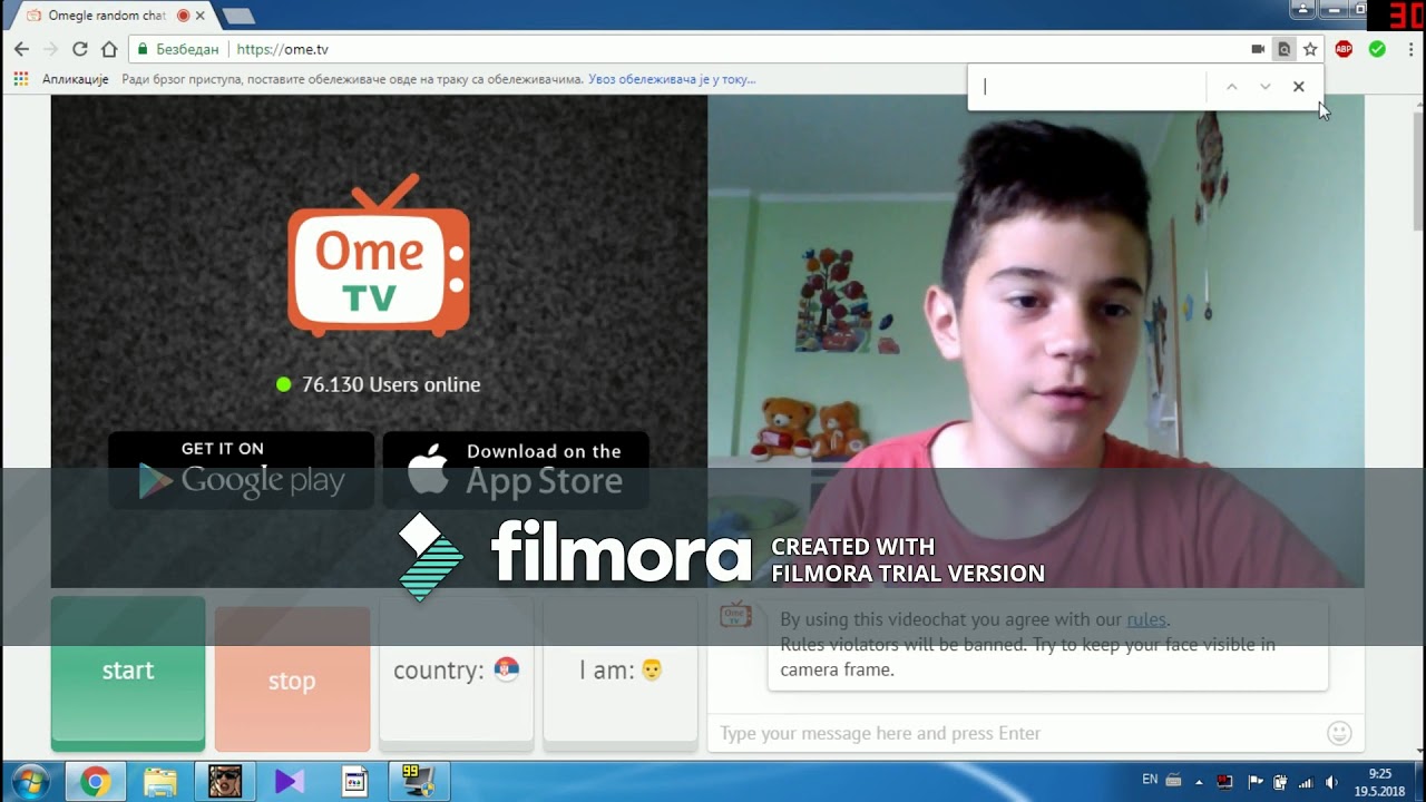 Omegle Sprdja, Omegle, Ome.TV.