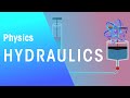 Hydraulics  forces  motion  physics  fuseschool