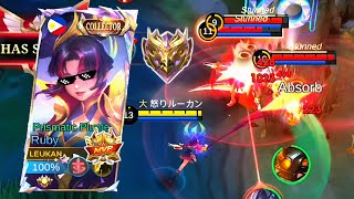 GET TO MYTHIC WITH THIS RUBY PLAYSTYLE!!🗿BEST RUBY BUILD AND ROTATION 2024