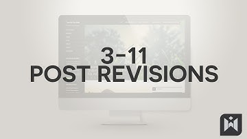 WordPress for Beginners 2015 Tutorial Series | Chapter 3-11: Posts Revisions