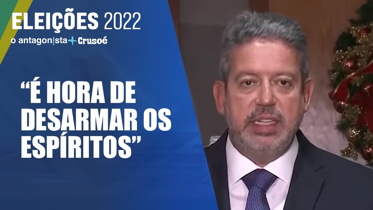 Lira parabeniza Lula por vitória, mas faz alerta: “É hora de desarmar os espíritos”