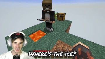 PewDiePie and Ken trying to make a cobble stone generator